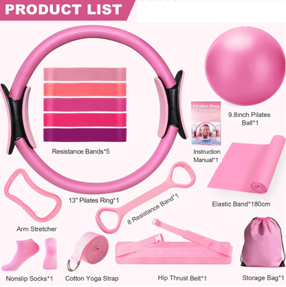13-Piece Yoga & Pilates Set